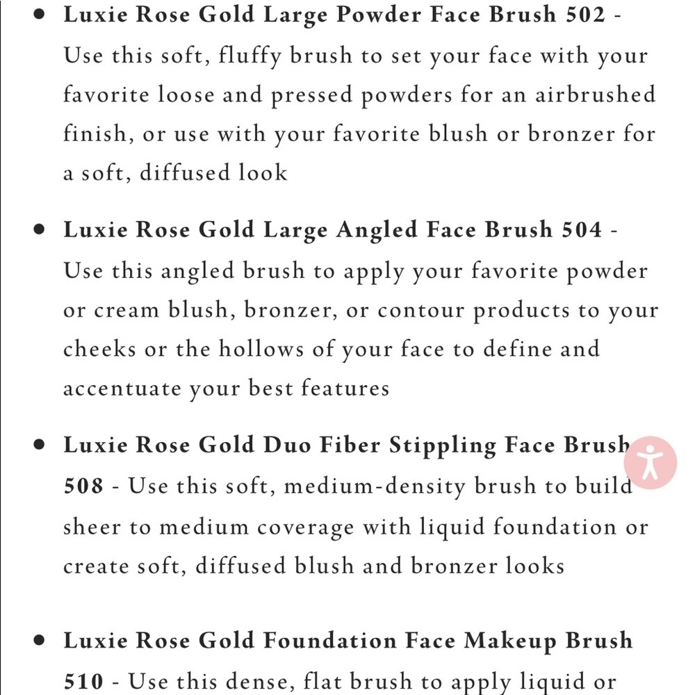 Luxie Signature Rose Gold 12-Piece Brush Set - New - Picture 9 of 10